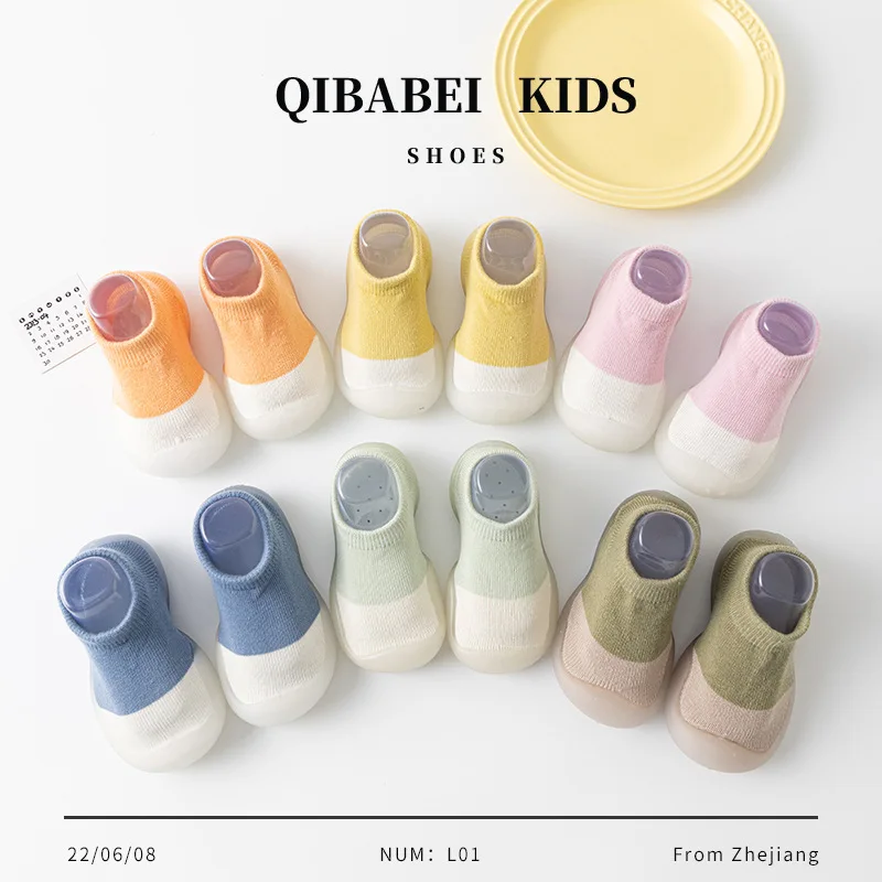 Chaussures de marche pour bébés garçons et filles, version coréenne simple, l'offre elles en caoutchouc souple non ald, document de match de mode, printemps et été