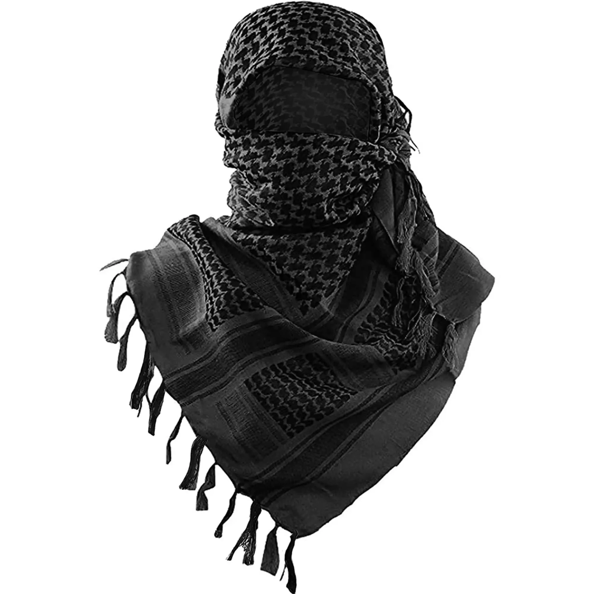 Militaire tactique désert Hijab écharpe foulard musulman Islam arabe Keffiyeh tête cou foulards enveloppement pour hommes et femmes
