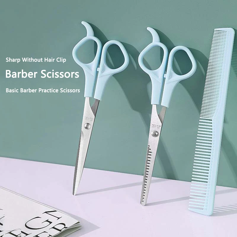 3Pcs/Set Salon Hairdressing Shears Hairdressing 6 Inch Scissors Kit Tool for Cutting Thinning Hair Comb Barber Accessories