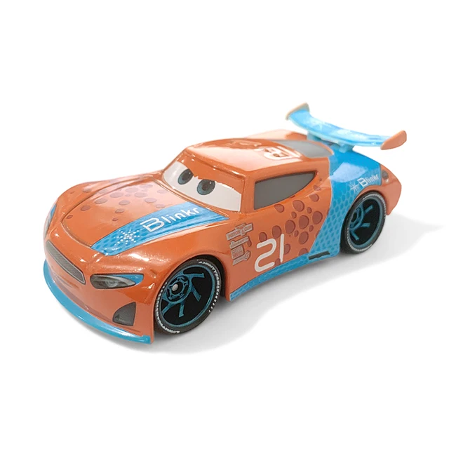 Hot Disney Pixar Cars cadeaux d'anniversaire pour enfants voiture cadet 1/55 rapport modélisation métal enfants jouet voiture alliage course modèle à collectionner – Image 2