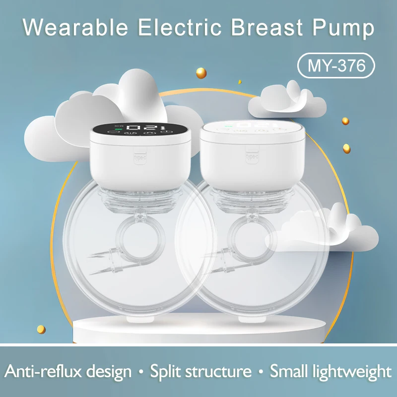 Tire-lait portable, fournitures pour mère et bébé, tire-lait, Machine à traire et à traire du lait maternel, tire-lait entièrement automatique