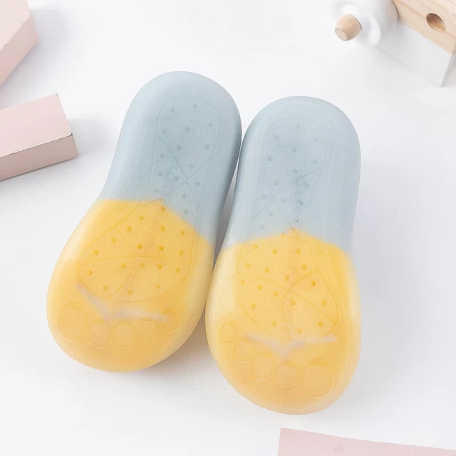 Chaussures chaussettes pour bébé avec caoutchouc souple, antidérapantes, respirantes, pour bébé fille et garçon, cochon mignon, premiers marcheurs de 0 à 3 ans, été – Image 5