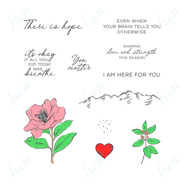 Sweet Holidays Metal Cutting Dies and Clear Stamps DIY Scrapbooking Stencil Paper Cards Handmade Album Stamp Die Sheets – Image 6