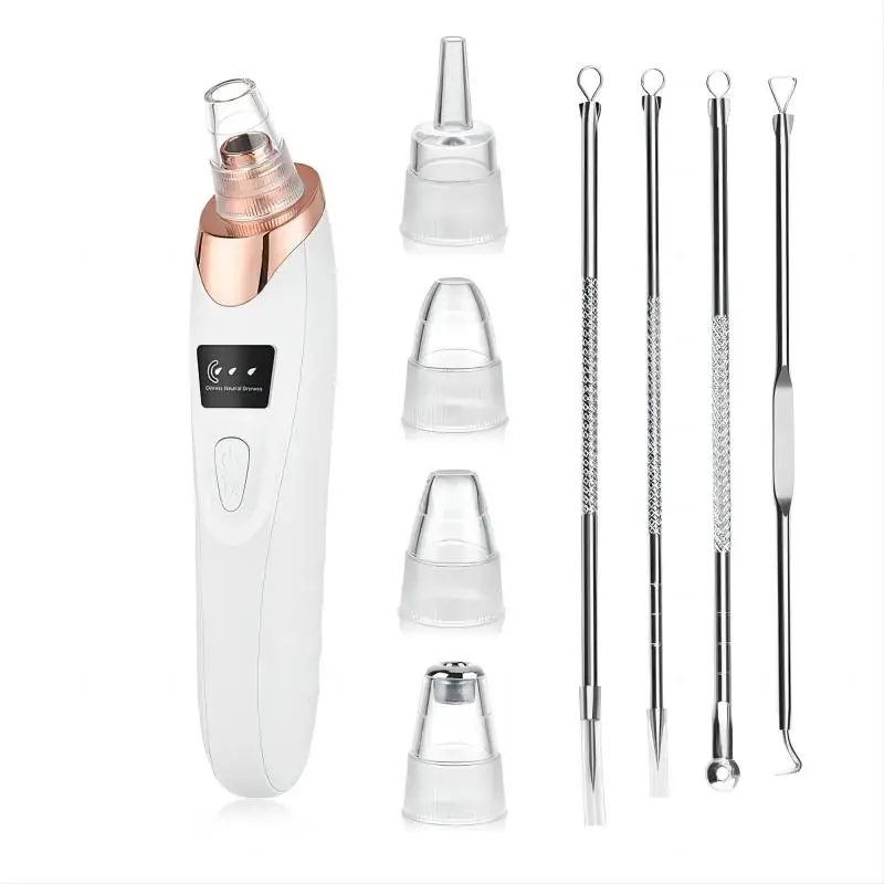 Nouvelle technologie dissolvant de points noirs aspirateur nettoyeur de pores pour le visage et le nez Kit d'élimination des points noirs outil électrique d'extraction du visage d'acné