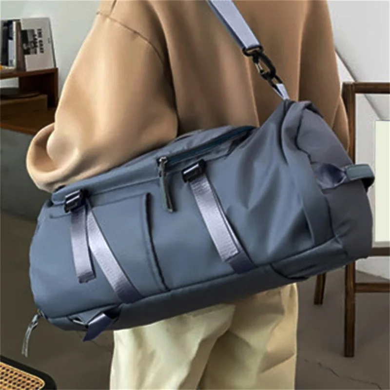 Sac de voyage de grande capacité, sacs de rangement, fourre-tout, bagages polochon, sac à dos étanche, sac à main Oxford à bandoulière pour femmes, nouvelle collection 2024