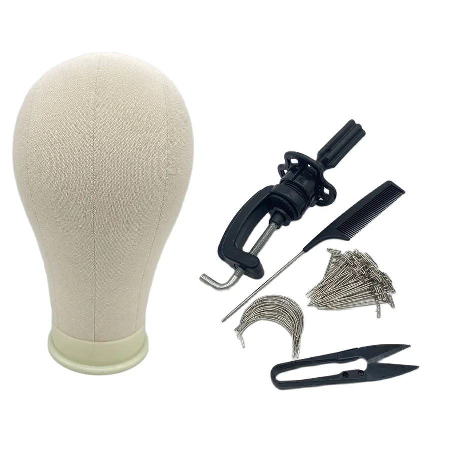 Toile bloc tête Kit formation Mannequin perruque tête affichage style Mannequin Mannequin Mannequin tête perruque support perruque tête support