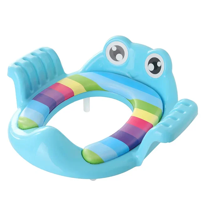 Bébé enfant pot toilette formateur siège escabeau échelle réglable chaise de formation confortable dessin animé mignon siège de toilette pour enfant – Image 4