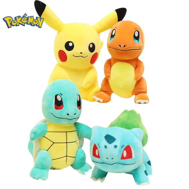Jouet en peluche Charmander SLaura tle Bulbasaur pour enfants, modèle de figurine d'anime, cadeau d'anniversaire pour enfants