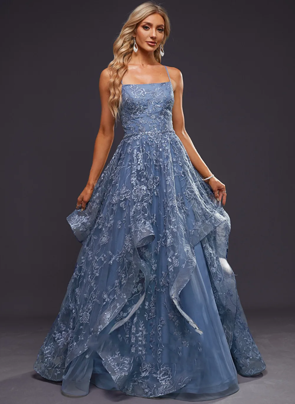 Robe de bal de forme princesse pour femmes, longueur droite, élégante, sans manches, avec bretelles croisées, 2023
