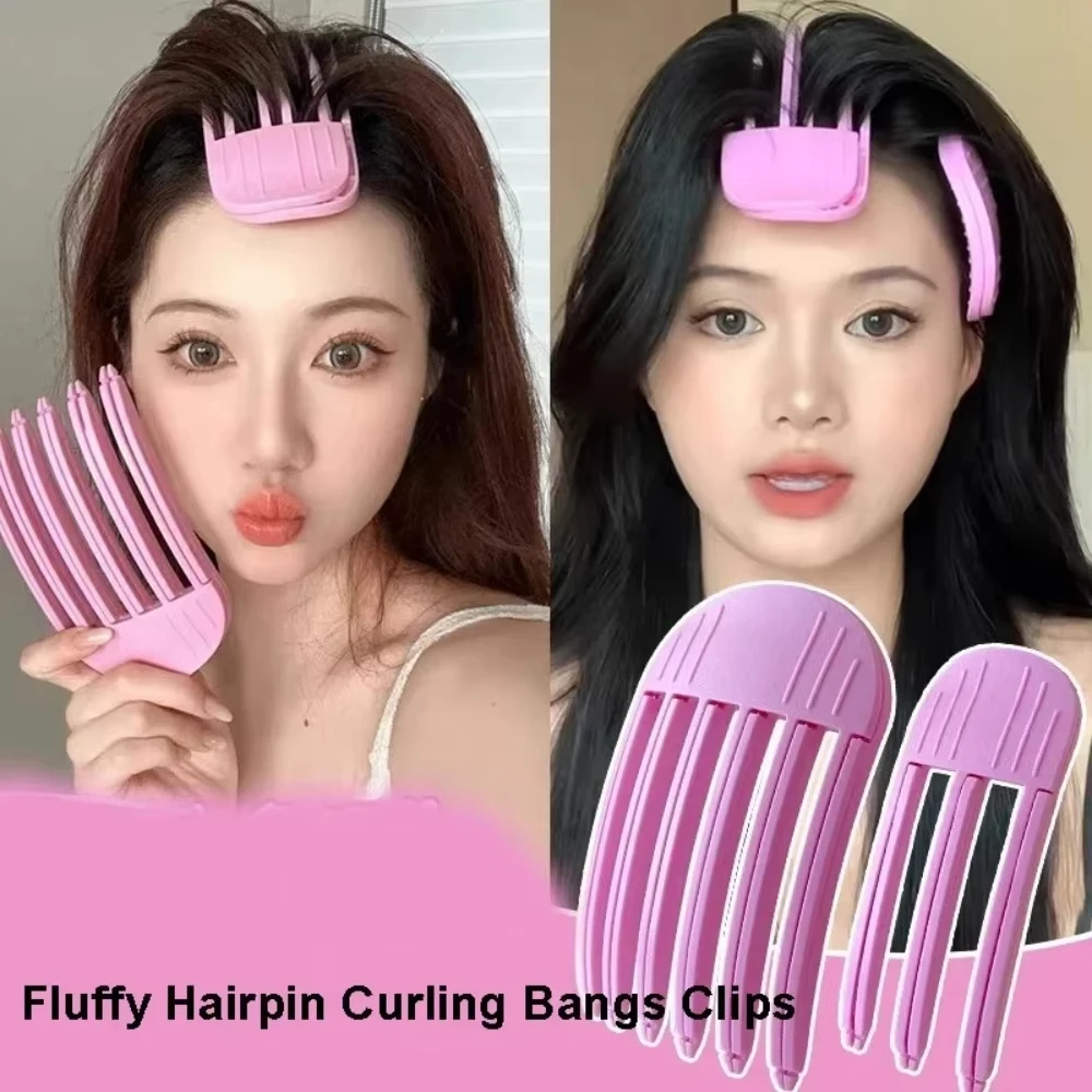 Épingle à cheveux moelleuse frangue à friser Clips racines de cheveux volumisantes pinces à cheveux femmes friser forme fixe Clips mode Volume rouleau de cheveux