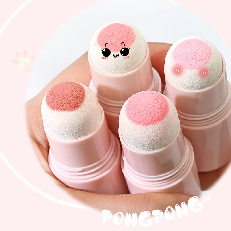 Soft Fog Blush Stick pour les lèvres et les joues, Style coréen, Éclaircissant, Utilisation par les touristes, Document naturel, Vitality Girl