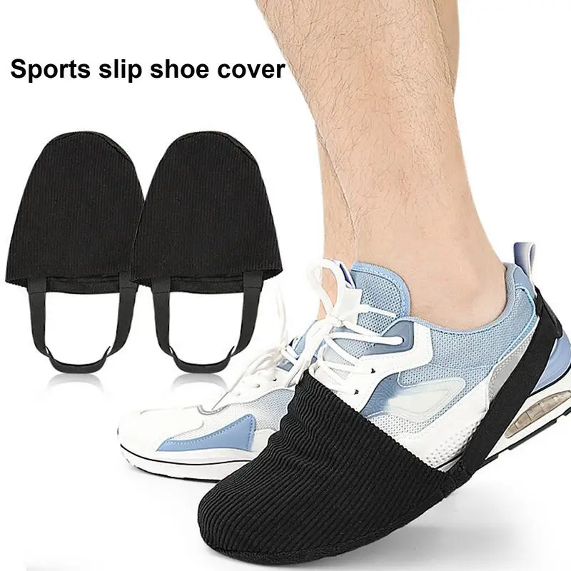 Non-Slip Bowling Shoe Slider Covers With Elastic Band Adjustable Bowling Shoe Sock Bowling Accessories for Indoor Sports