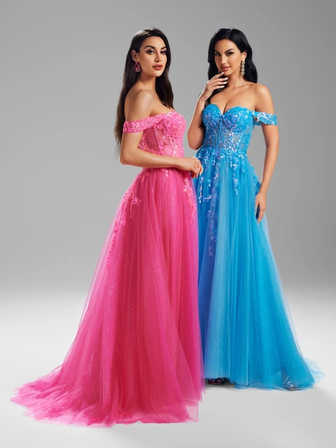Shalimar Zhang-Robe de soirée bleue, longue, ligne A, personnalisée, pour Rh, remise de diplôme, 2021 – Image 4