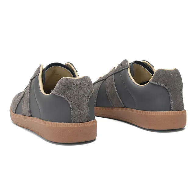 Chaussures d'entraînement allemandes rétro classiques, petites chaussures blanches pour femmes, nouvelles chaussures plates polyvalentes à lacets en cuir véritable pour printemps et automne – Image 2
