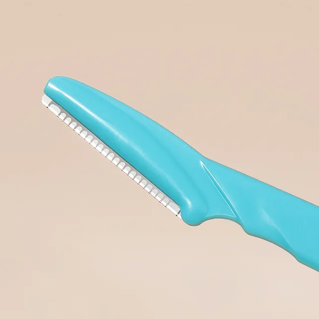 Lame d'épilation des sourcils pour femmes, rasoir portable pour le visage, couteau de sécurité, grattoir de maquillage, tondeuse à sourcils, 5 pièces – Image 3
