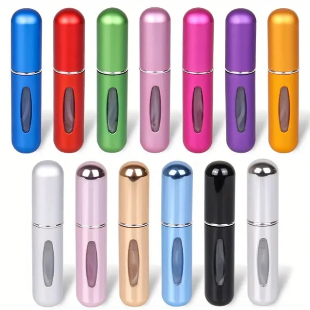 Mini bouteille de parfum Portable de voyage haut de gamme, recharge de Base, charge droite, petit échantillon de parfum, matériau en aluminium – Image 2