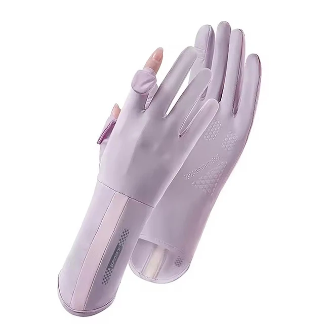 Gants de protection solaire résistants à l'usure, gants à rabat pratiques, pêche, cyclisme en plein air