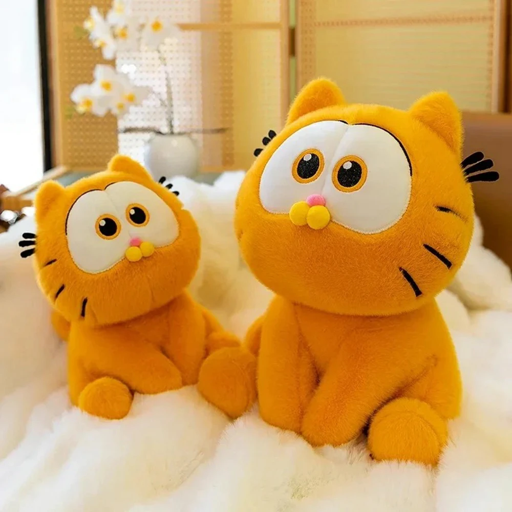 Poupée en peluche Garfield de 25CM, jouet en peluche Kawaii, chat de dessin animé, décoration cadeau