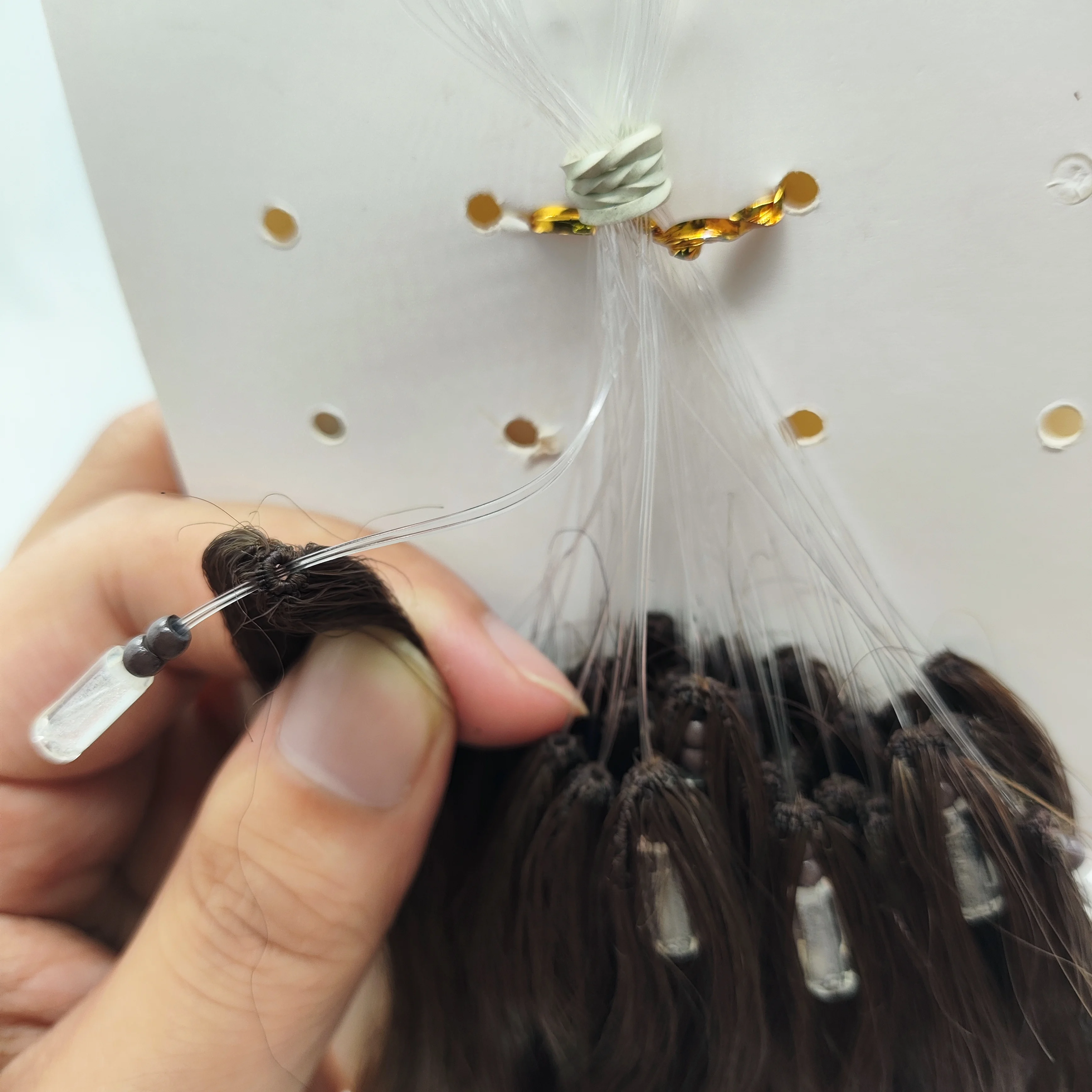 100 virgin human hair high quality super double drawn raw indian hair H6 feather hair extensions