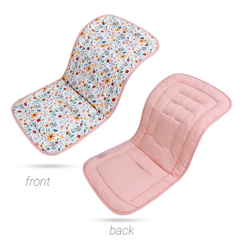 Coussin de poussette en coton pour bébé, confortable, quatre saisons, général, doux, tapis de siège pour enfant, coussin de poussette pour enfants