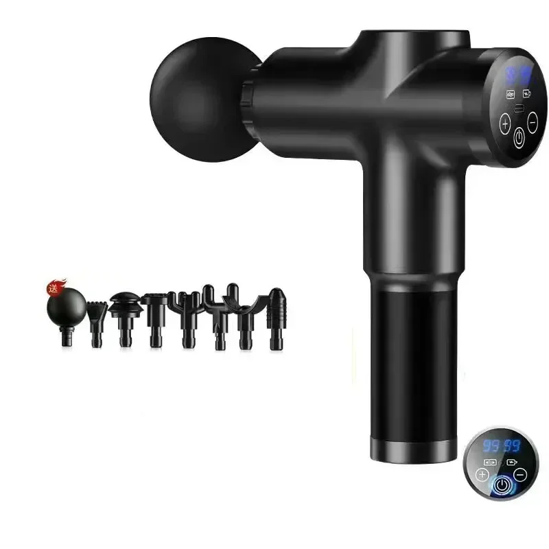 Pistolet de Massage des tissus profonds, masseur musculaire Portable pour le visage, pistolet de Massage pour le dos, le cou, le corps, soulage la douleur musculaire