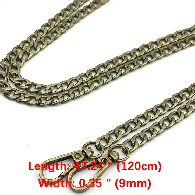 Pièces de rechange en aluminium pour sac à main tissé à la main, poignées faites à la main, sangles amovibles, accessoires de bricolage – Image 2
