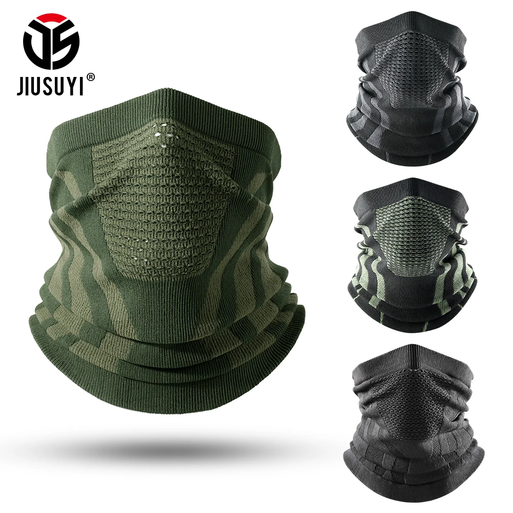 Bandana d'hiver cache-cou guêtre masque facial respirant couverture Ski Sports course randonnée en plein air coupe-vent écharpe doux chapeaux hommes