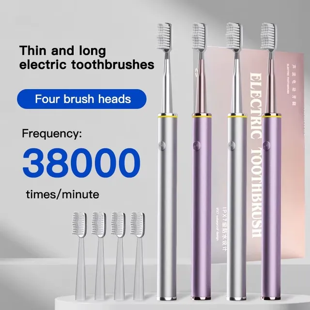 Brosse à dents électrique, brosse fine et mentale, spécialement pour femmes, beauté de sagesse Pure, poils DuPont doux