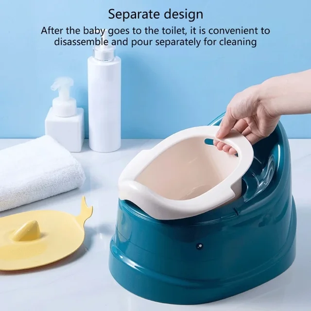 Pot d'entraînement pour bébé, pot d'entraînement Portable pour voyage, conception à fond ovale Stable et sûre, pot antidérapant pour – Image 5