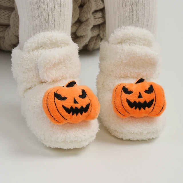 Bottes d'Halloween Spider Horror Elements pour bébés garçons et filles, chaussures CPull, citrouilles – Image 5