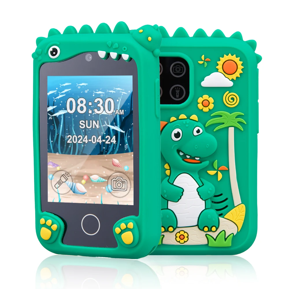 Jouets éducatifs intelligents pour enfants, lecteur Musci, apprentissage du Selfie, téléphone pour tout-petits de 3 à 12 ans, meilleurs cadeaux de noël et d'anniversaire