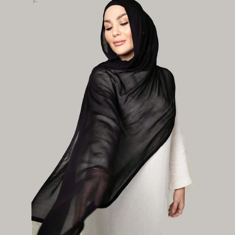 Foulard Hijab en Viscose du Ramadan pour femmes musulmanes, châle à la mode, foulard de modestie pour la prière et un usage quotidien, doux et confortable
