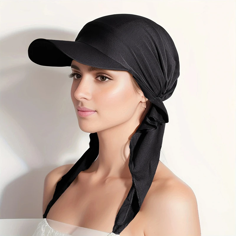 2024 été casquettes d'extérieur pour femmes foulard musulman Turban chapeaux décontracté respirant foulards casquettes vêtements islamiques Turban casquette