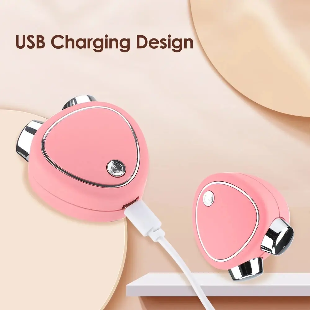 Masseur de lifting du visage USB Portable en forme de coeur masseur Facial à microcourant réduire le Double menton Lifting du visage portatif pour le visage