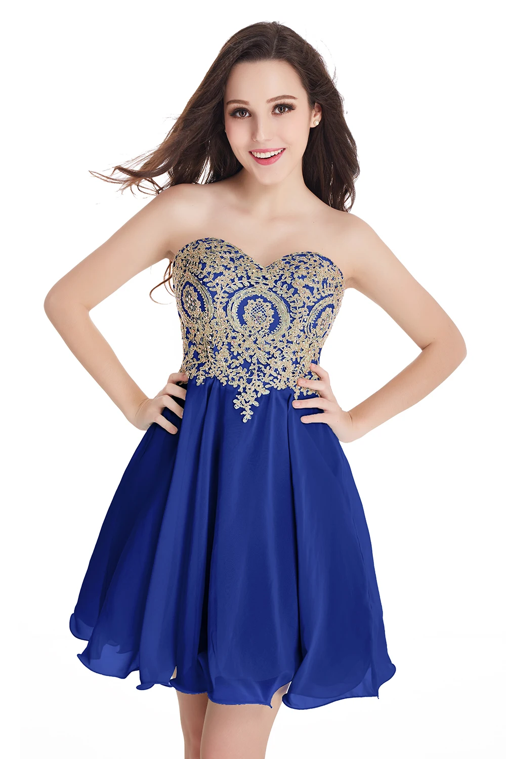Robe de cocktail courte pour femmes, tenue de soirée, magnifique, courte, perlée, bordeaux, bleu royal