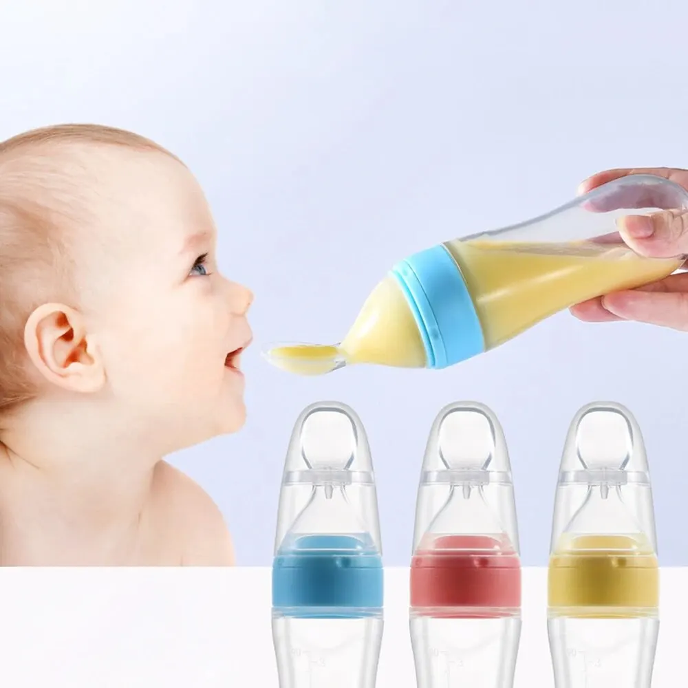 Mangeoire à fruits pour bébé, 90ml, sucette, auto-alimentation, pour instituts de dentition, cuillère à presser