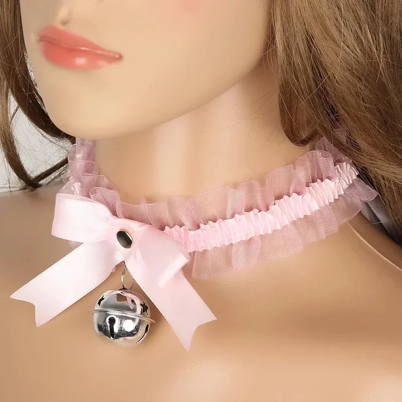 Collier esthétique en dentelle pour femmes, ras du cou avec nœud papillon, mignon, gothique, Simple, Sexy, joli pendentif, bijoux à la mode