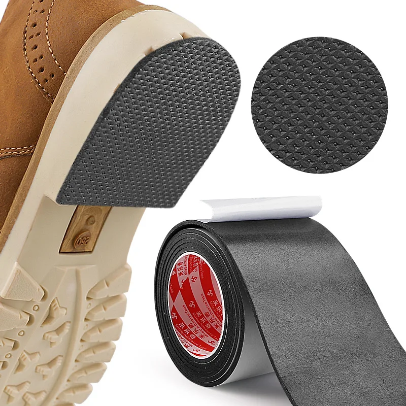 Protecteur de semelle antidérapant et anti-friction pour réparer les trous et protéger les semelles Convient aux chaussures plates et aux chaussures de sport