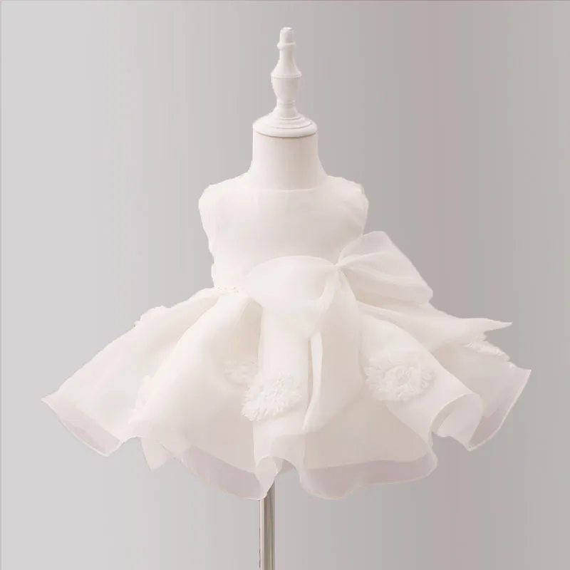 Jupe princesse bouffante pour enfants d'un an, robe de mariée à fleurs, robe de spectacle, 2025