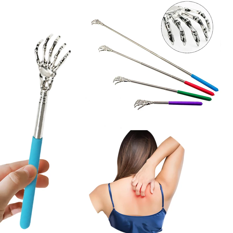 Masseur à griffes rétractable en acier inoxydable, pour le Massage du dos, outils de Promotion, Circulation sanguine, relaxation, santé, outil de grattage du dos