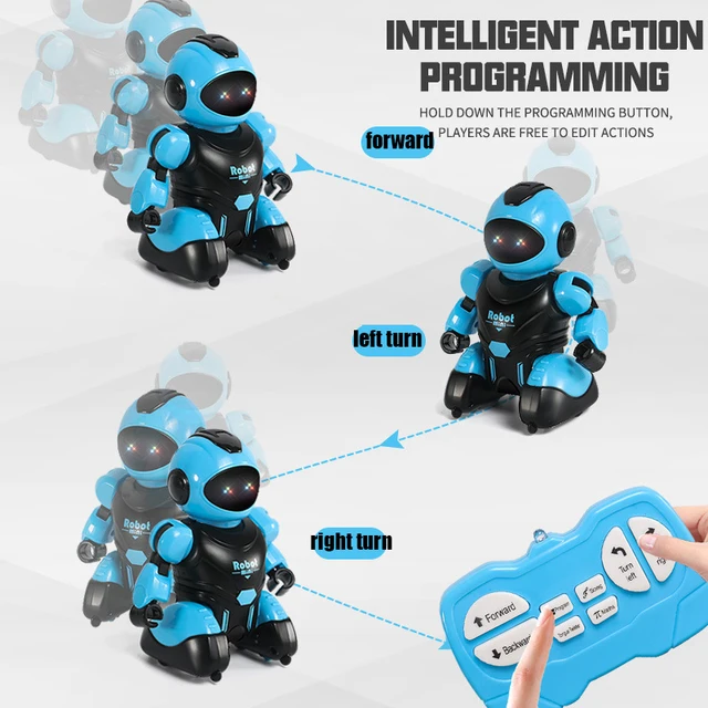 Robot Intelligent pour enfants Robots intelligents programmation télécommande infrarouge Robot robotique Programmable cadeaux de noël – Image 6