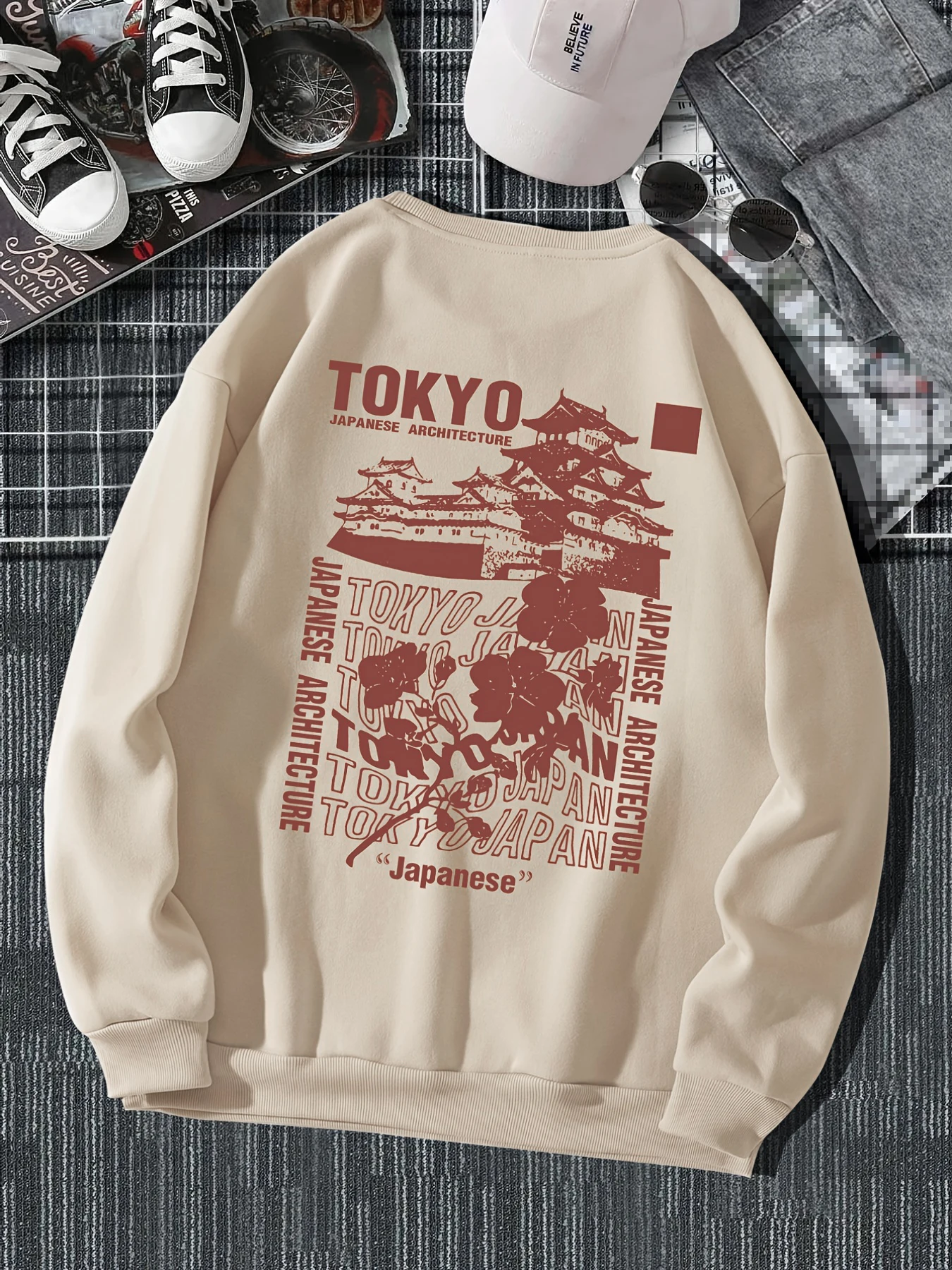 Sweats à capuche Japonais Tokyo Sakura