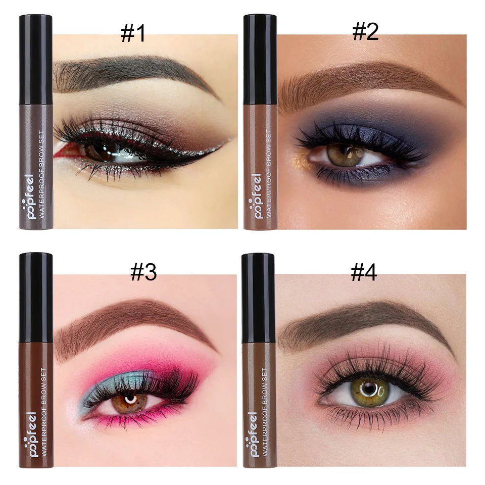3D fibre sourcil Gel Mascara crème sourcils maquillage ensemble Kit imperméable longue durée sourcil rehausseur cosmétiques beauté des yeux EC14 #