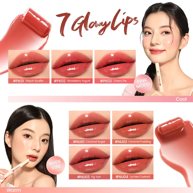 FOCALLURE translucide Lustre hydratant baume à lèvres longue durée léger antiadhésif tasse aqueux rouge à lèvres stylo maquillage cosmétiques – Image 3