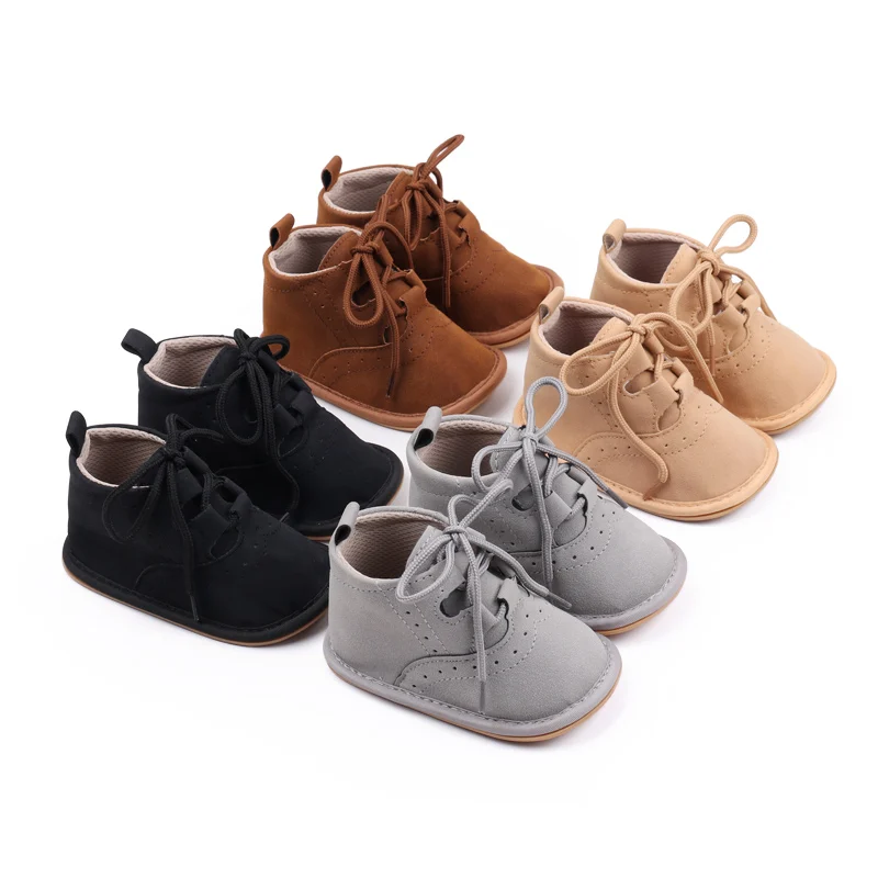 Petites bottes anti-aldes pour bébé, chaussures de printemps et d'automne, PU de haute qualité, design classique, nouvelle mode, 0-9-18 mois, BXC3240, 2024