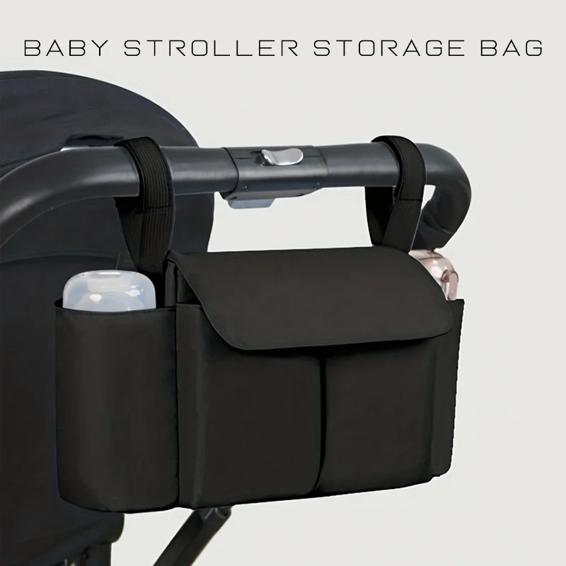 Sacs de rangement de poussette pour maman, sac suspendu de voyage de grande capacité, porte-bouteille, sacs à couches, accessoires de poussette pour bébé