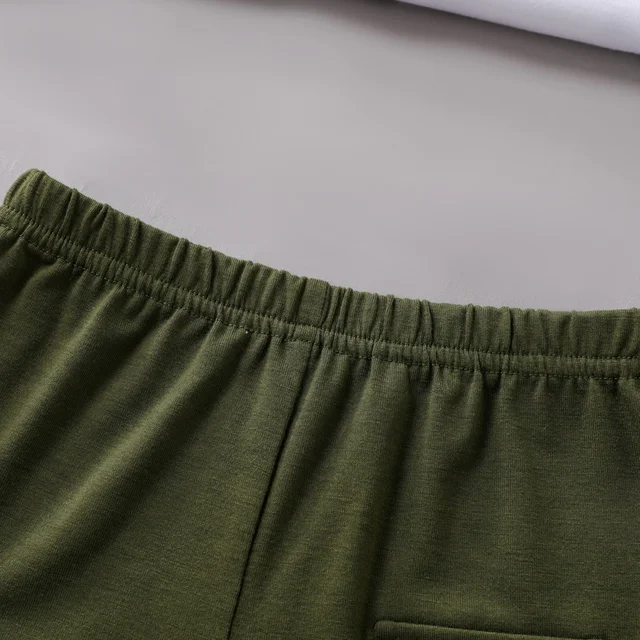 PatPat-Ensemble T-shirt à Manches Courtes et Short Solide pour Bébé Garçon, Imprimé Dinosaure, Doux et Confortable, Parfait pour les Sorties, 2 Pièces – Image 6