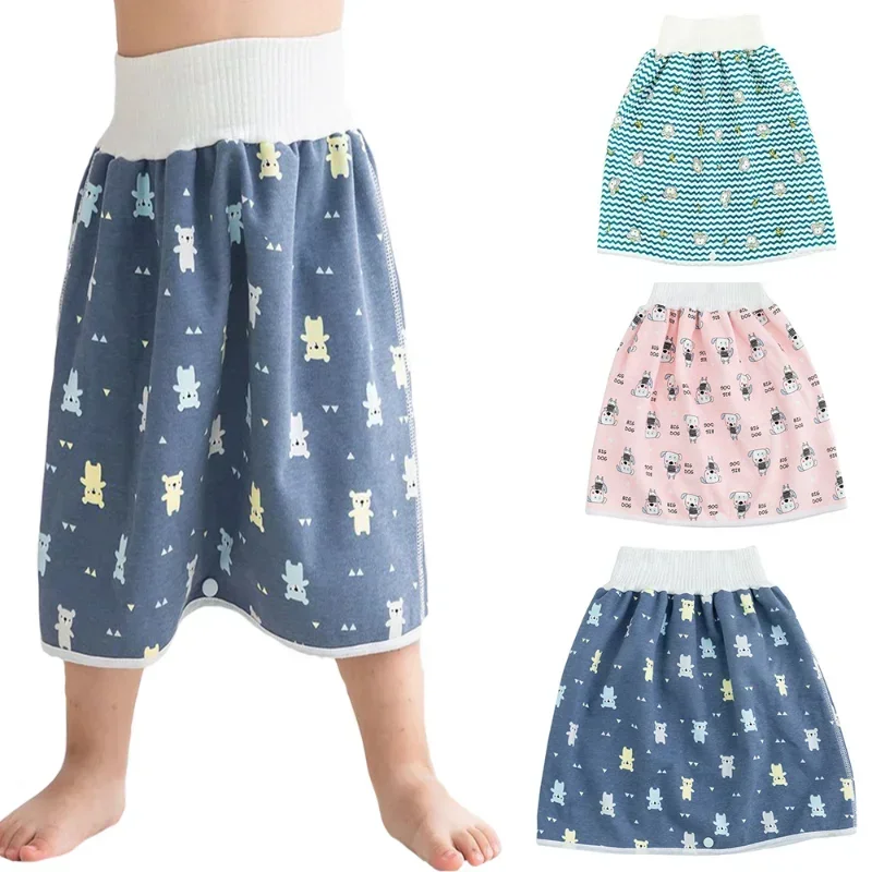 Jupe-culotte imperméable pour bébé garçon et fille, confortable, pour l'entraînement à la propreté