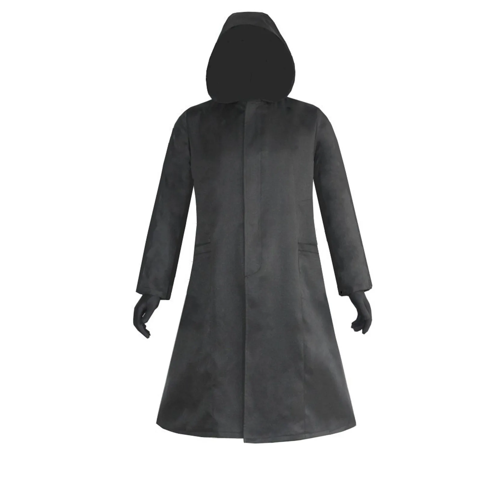Korean Drama Game Cosplay Costume With Gloves Man Black Jumpsuit Triangle Disguise Round Square Carnival Party Men Medieval Coat