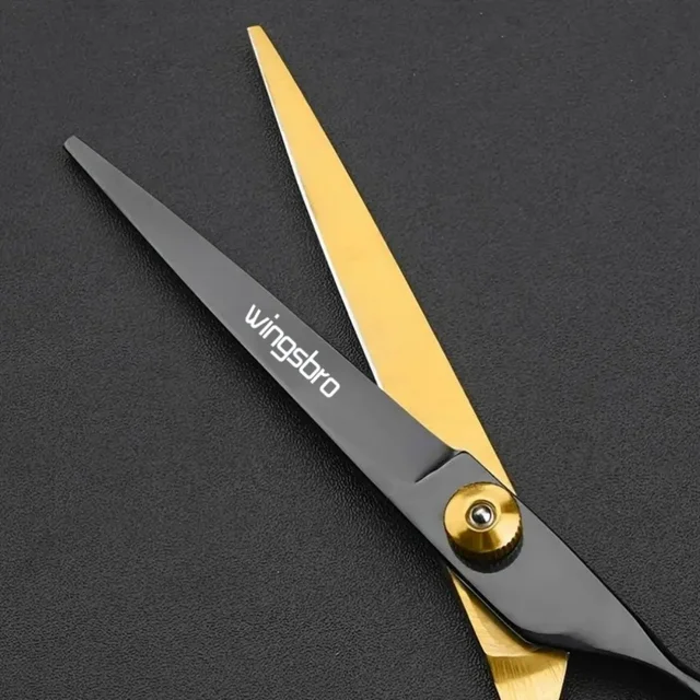 Hair Cutting Scissors Set, Professional Haircut Scissors Kit With Cutting Scissors, Thinning Scissors, Comb, Cape, Clips,Hairdre – Image 2